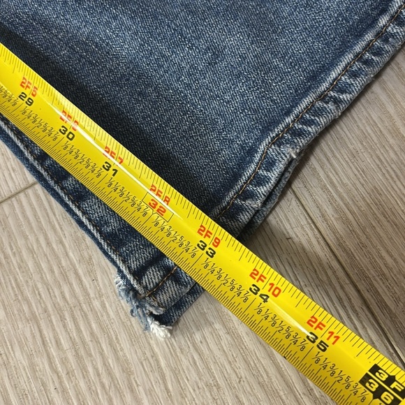 Levi’s High Rise Flare Wide Leg Jeans Retro Style size 27 - Picture 8 of 14